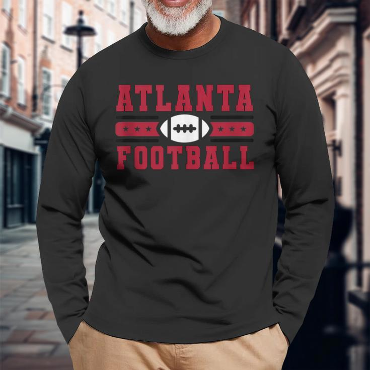 Atlanta Football Hometown Pride Sunday Fandom Gear Long Sleeve T-Shirt Gifts for Old Men