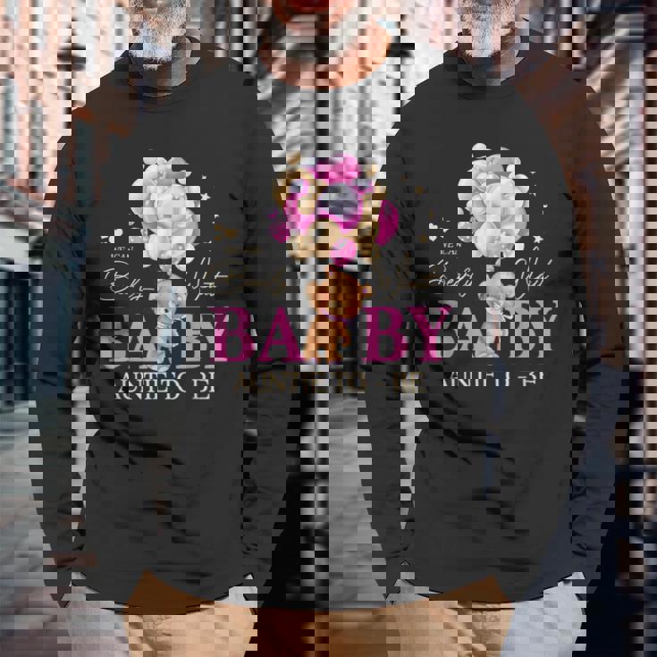 Auntie We Can Bearly Wait Baby Shower Bear Family Matching Long