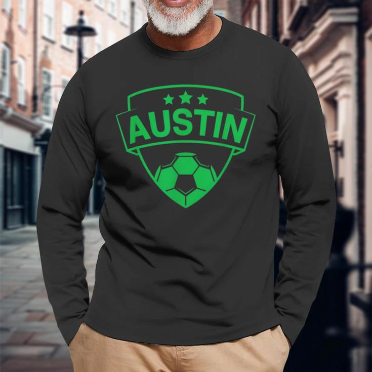 Austin Throwback Classic Long Sleeve T-Shirt Gifts for Old Men