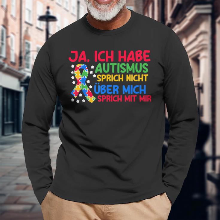 Autism Autist Autisten Langarmshirts Geschenke für alte Männer