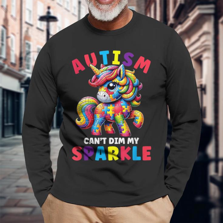 Autism Girls Autism Awareness For Autistic Girls Long Sleeve T-Shirt Gifts for Old Men