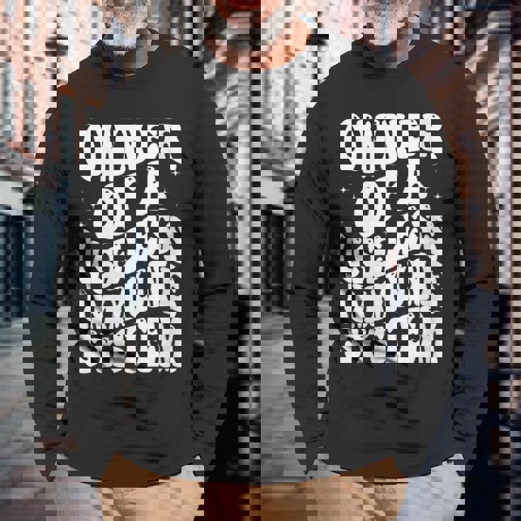 Autoimmune Disease Awareness Owner Of A Useless Immune Syste Long Sleeve T-Shirt Gifts for Old Men