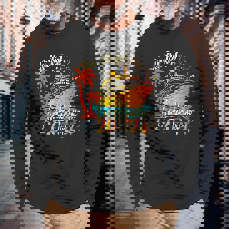 Aw Ship It's A Graduation Trip 2024 Graduation Cruise 2024 Long Sleeve T-Shirt Gifts for Old Men