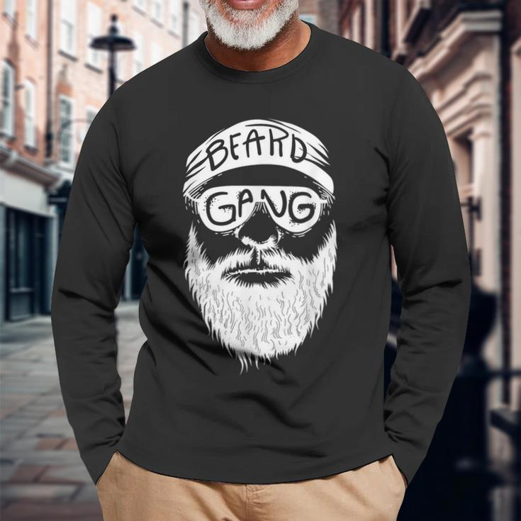 Beard Gang Great Men's Beard Club Long Sleeve T-Shirt Gifts for Old Men