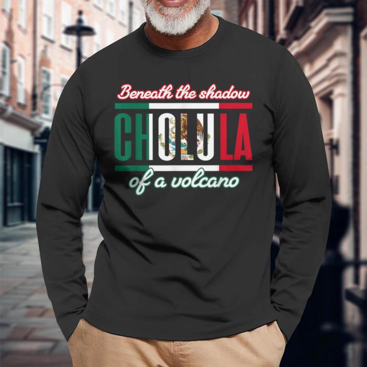 Beneath The Shadow Of A Volcano Long Sleeve T-Shirt Gifts for Old Men