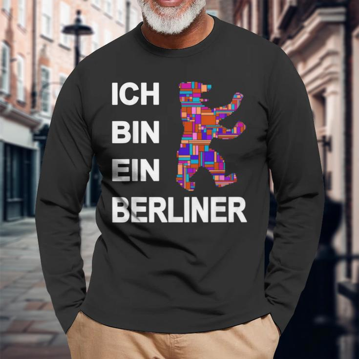 Berlin Ich Bin Ein Berlin Langarmshirts Geschenke für alte Männer