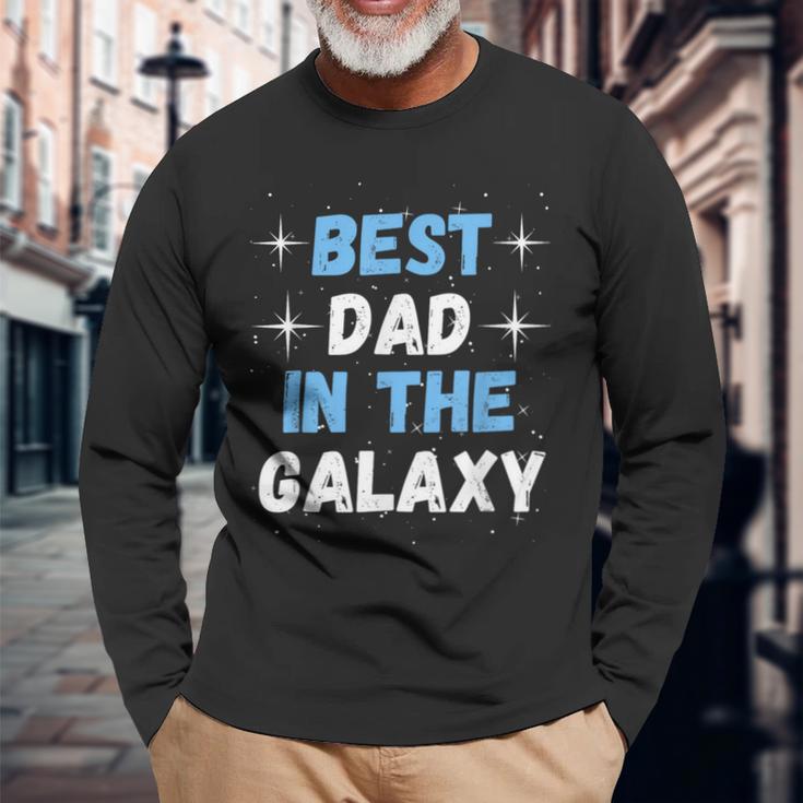 Best Dad In The Galaxy -Atertagsgeschenk Für Papa Langarmshirts Geschenke für alte Männer