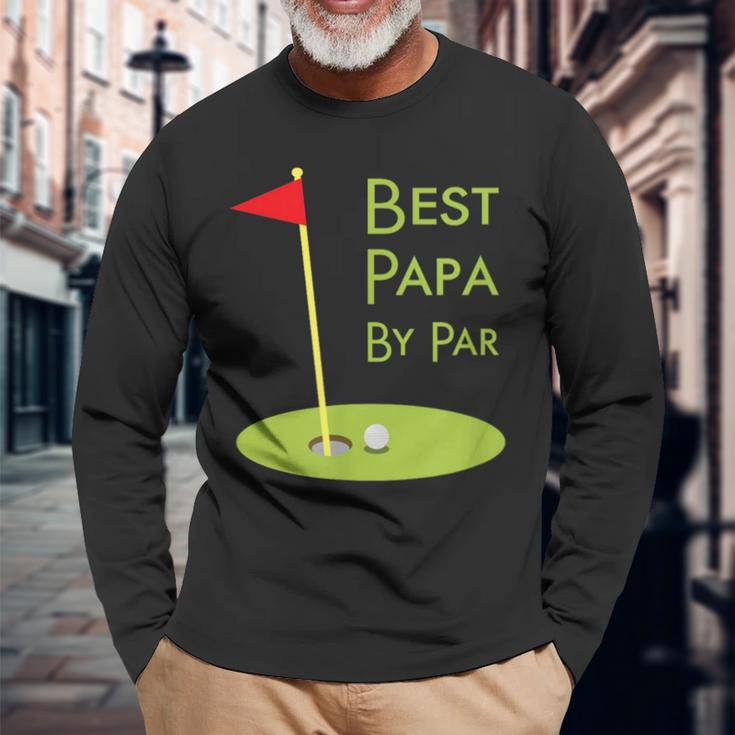 Best Dad By Paratertagsgeschenk Für Papa-Golfer Langarmshirts Geschenke für alte Männer