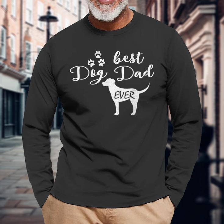 Best Dogs Dad Dog Owner Dog Langarmshirts Geschenke für alte Männer