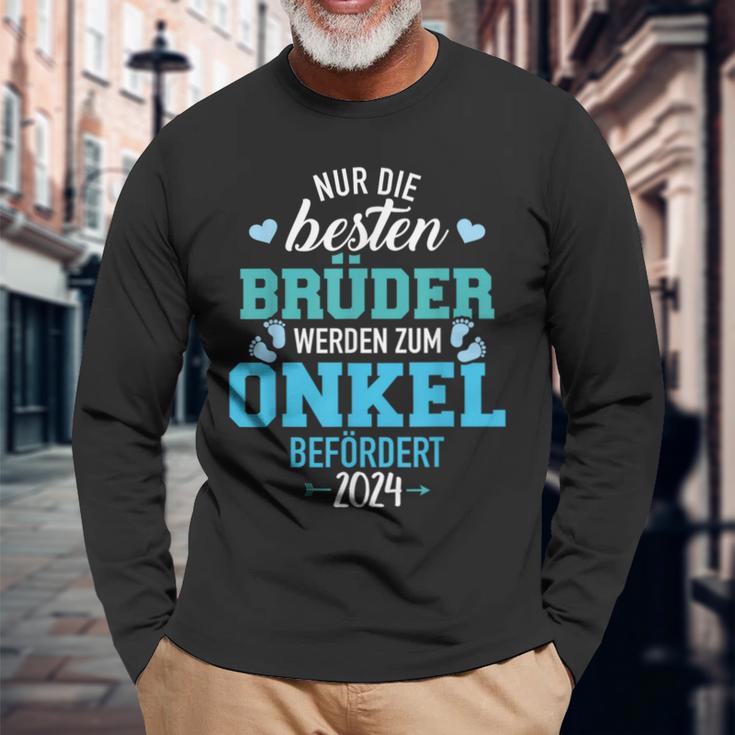 Beste Brüder Werden Zum Unkel Befördert 2024 Langarmshirts Geschenke für alte Männer