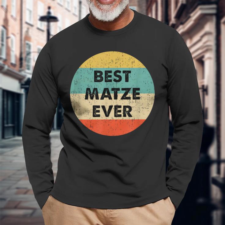 Beste Matze Ever Langarmshirts im Retro-Stil, Lustiges Design Geschenke für alte Männer