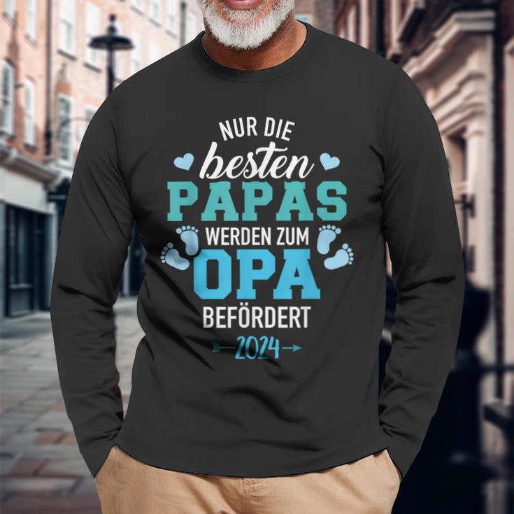 Beste Papas Werden Zum Opa Befördert Best Papas Langarmshirts Geschenke für alte Männer