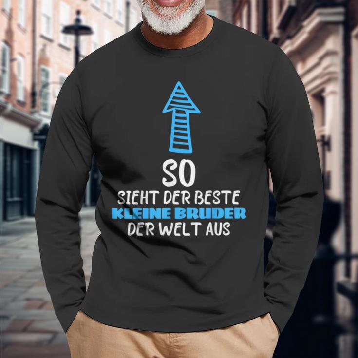 Bester Kleiner Bruder der Welt Langarmshirts, Ideal für Geschwister Geschenke für alte Männer