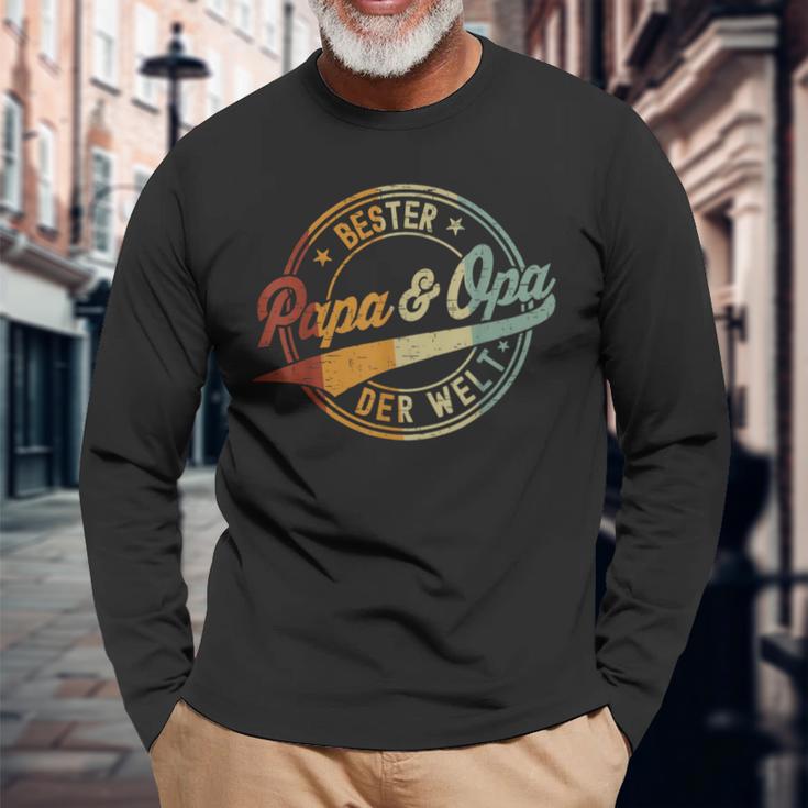 Bester Papa & Opa Der Welt Langarmshirts Geschenke für alte Männer