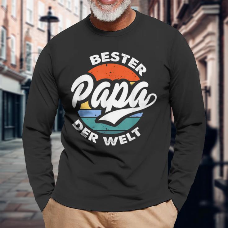 With Bester Papa Der Welt Langarmshirts Geschenke für alte Männer