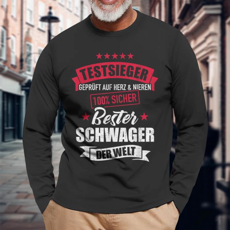 Bester Schwager Der Welt Langarmshirts Geschenke für alte Männer