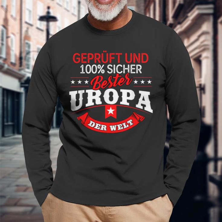 Bester Uropa Der Welt Langarmshirts Geschenke für alte Männer