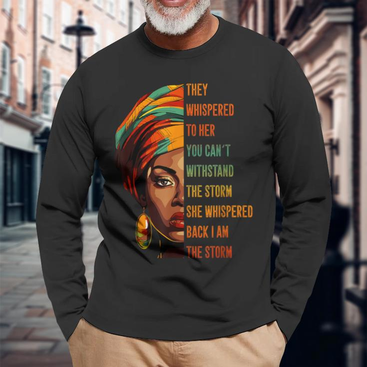 Black History Month Heritage Culture African American Long Sleeve T-Shirt Gifts for Old Men