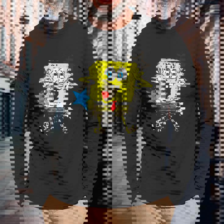 Bob Esponja Pantalones Cuadrados Bob Esponja Nosemos Camiseta de manga larga Regalos para ancianos