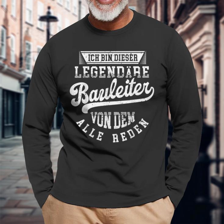 Builder Legend intage Slogan Bauchef S Langarmshirts Geschenke für alte Männer