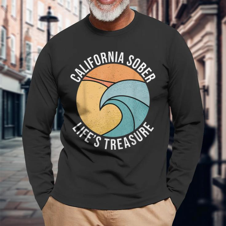 California Sober Life's Treasure Recovery Legal Implications Long Sleeve T-Shirt Gifts for Old Men