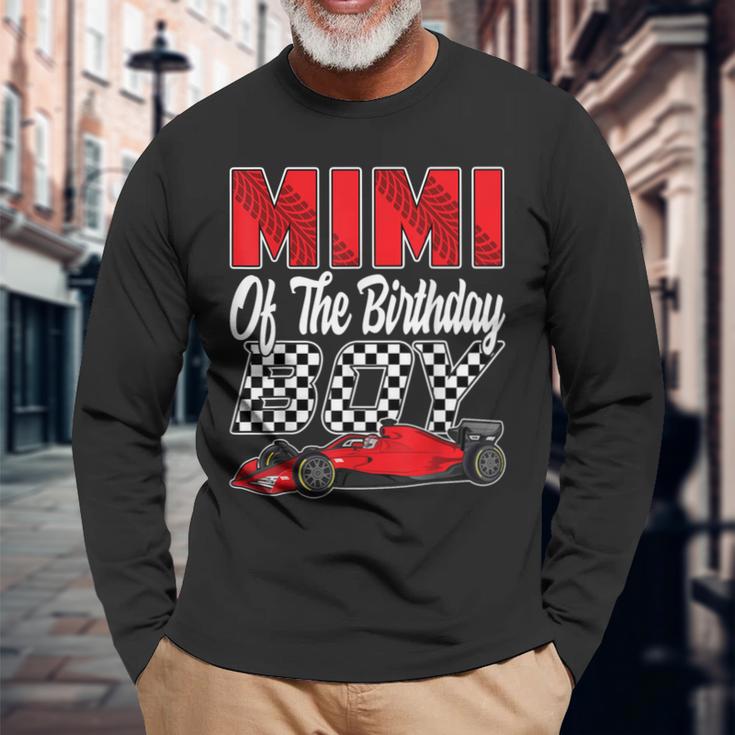 Car Racing Mimi Of The Birthday Boy Formula Race Car Long Sleeve T-Shirt Gifts for Old Men