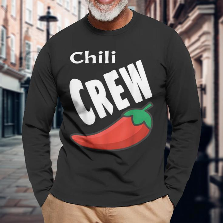 Chili Crew Lustiger Chili-Cook-Off-Gewinner Für Feinschmecker Langarmshirts Geschenke für alte Männer