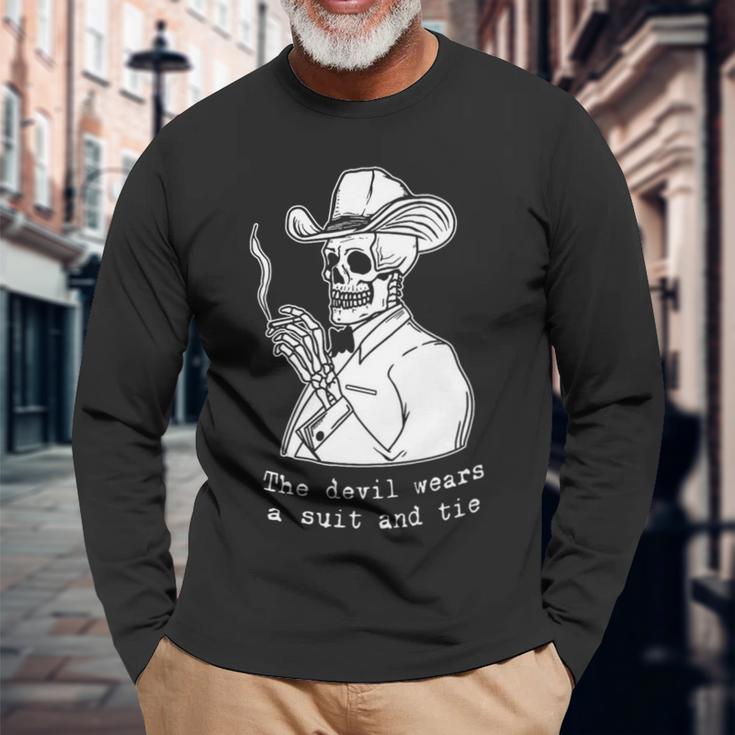 Graphic Colters Ars Wall Drifting Cowpoke Quote Music Singer Long Sleeve T-Shirt Gifts for Old Men