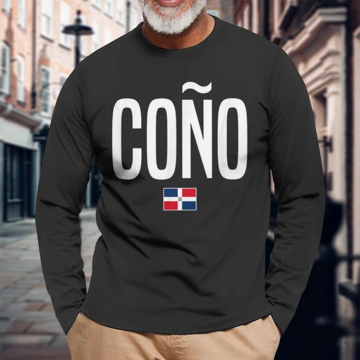 Cono Dominican Republic Dominican Slang Long Sleeve T-Shirt Gifts for Old Men