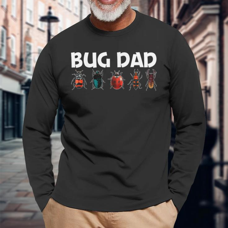 Cool Bug For Dad Father Bug Hunter Animal Insect Lovers Long Sleeve T-Shirt Gifts for Old Men