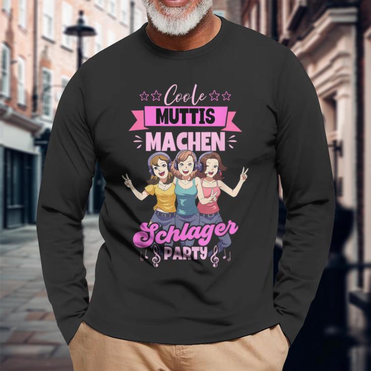 Cool Muttis Machen Schlagerparty Black Langarmshirts Geschenke für alte Männer