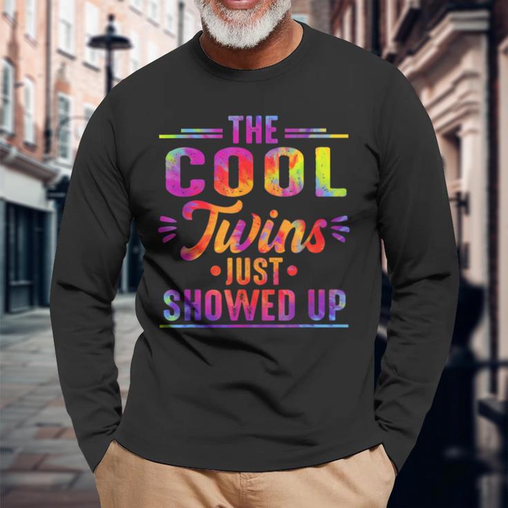 The Cool Twins Just Showed Up Twins Long Sleeve T-Shirt Gifts for Old Men