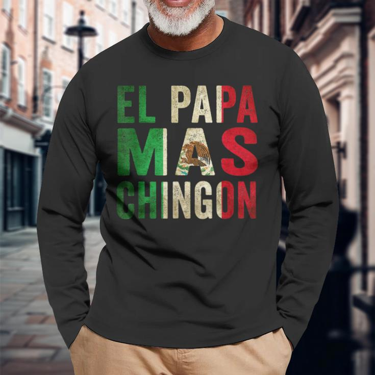 The Coolest Dad Spanish Father's Day Long Sleeve T-Shirt Gifts for Old Men