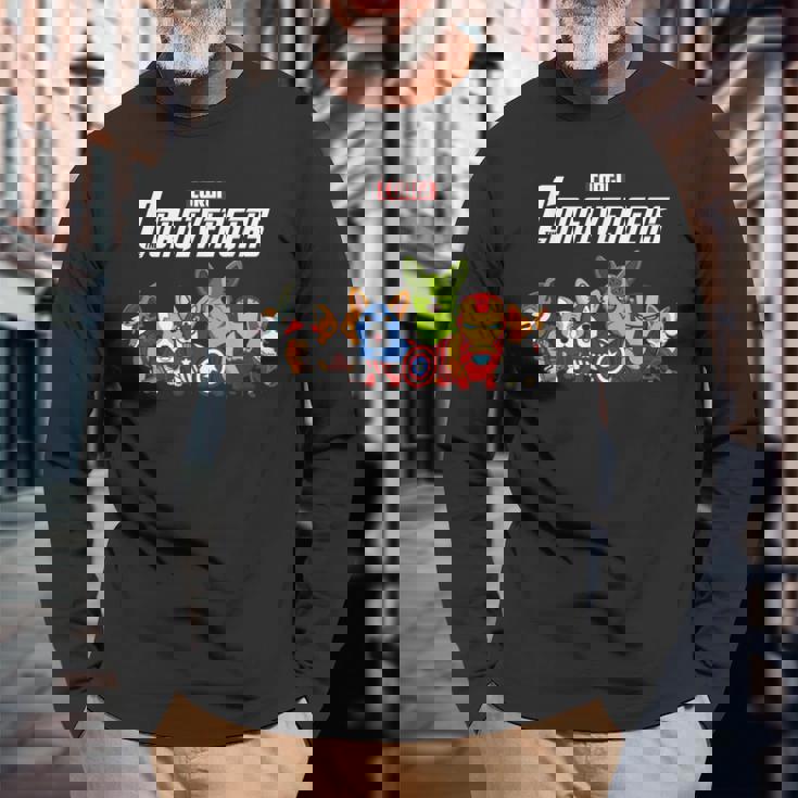 Corgivengers Camisa Corgiengador Corgi Regalos Para Los Amantes De Los Corgi Camiseta de manga larga Regalos para ancianos