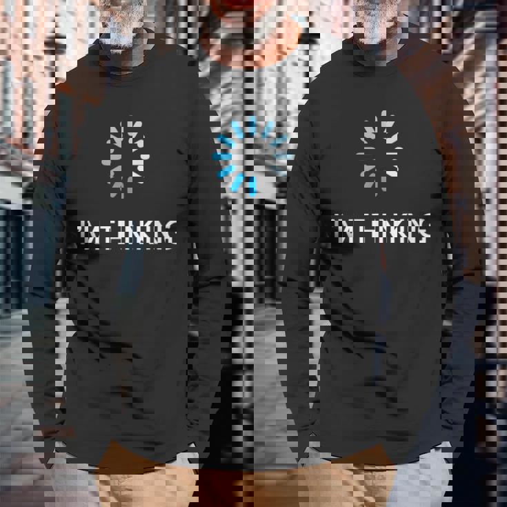 Creo Que Para Los Frikis Nerds Programadores Divertidos Camiseta de manga larga Regalos para ancianos