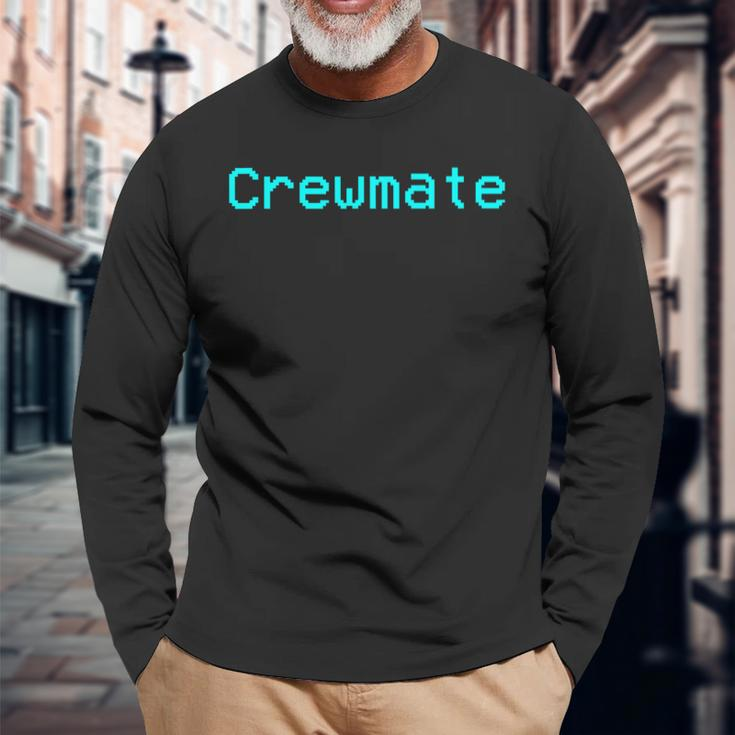 Crewmate Imposter Not Me Video Gaming Joke Humor Long Sleeve T-Shirt Gifts for Old Men