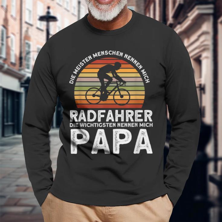 Cycling Die Wichtigsten Nennen Mich Papa Langarmshirts Geschenke für alte Männer