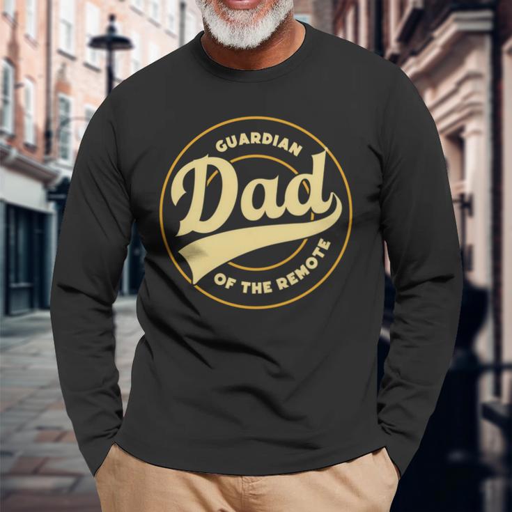 Dad Guardian Lustige Fernbedienung Tvatertag Papa Pops Daddy Da Langarmshirts Geschenke für alte Männer