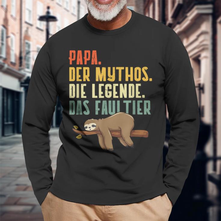 Dad Of Mythos Die Legend Dad Of Myth S Langarmshirts Geschenke für alte Männer