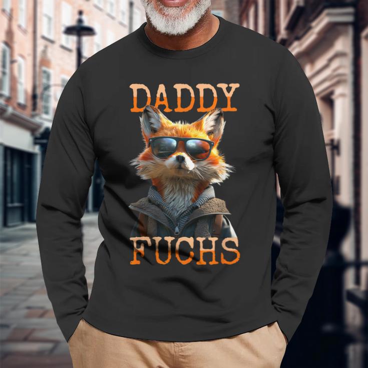 Daddy Fuchs Papa Dadatertag Fuchsbauater Füchse Langarmshirts Geschenke für alte Männer