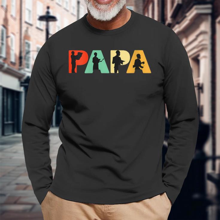 Damen Lustigesatertagsgeschenk Lustiger Architektenvater Papa Architekt Mit-Ausschnitt Langarmshirts Geschenke für alte Männer