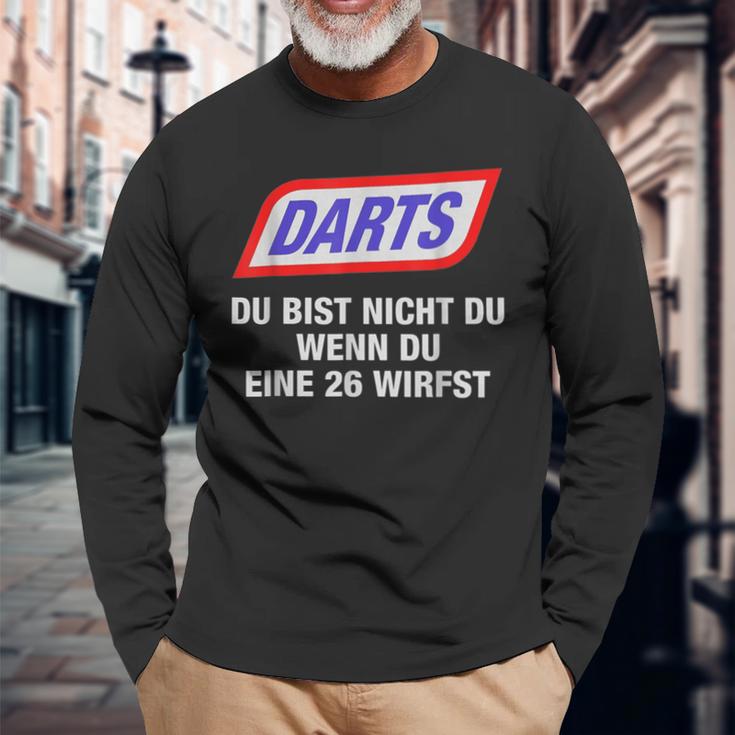 Darts Du Bist Nicht Du Wenn Du Eine 26 Wirfst 2024 Langarmshirts Geschenke für alte Männer