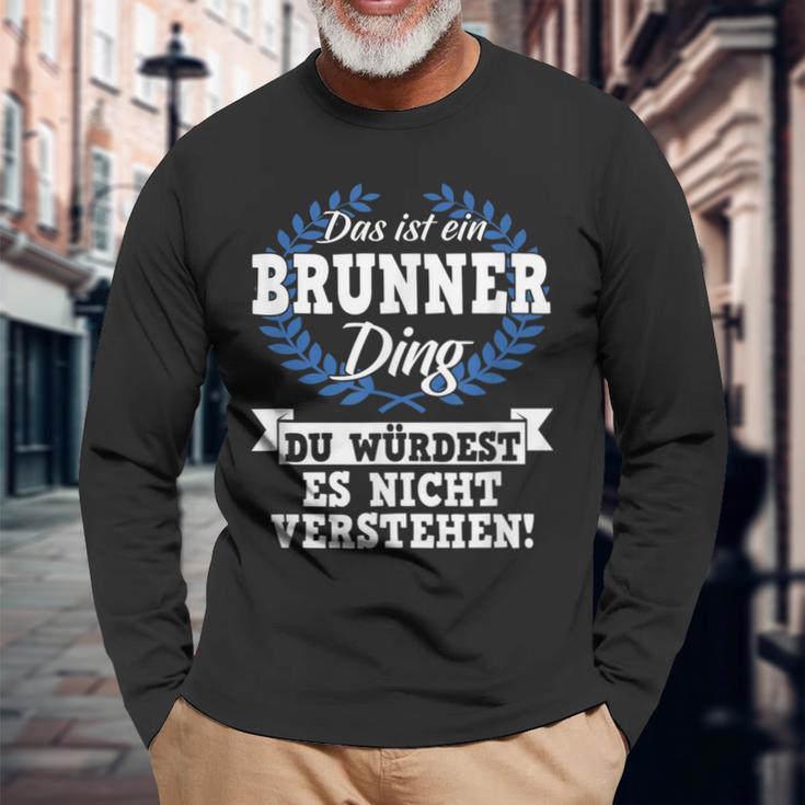 Das Ist Ein Brunner Ding Du Würdest Es Nicht Understand Langarmshirts Geschenke für alte Männer