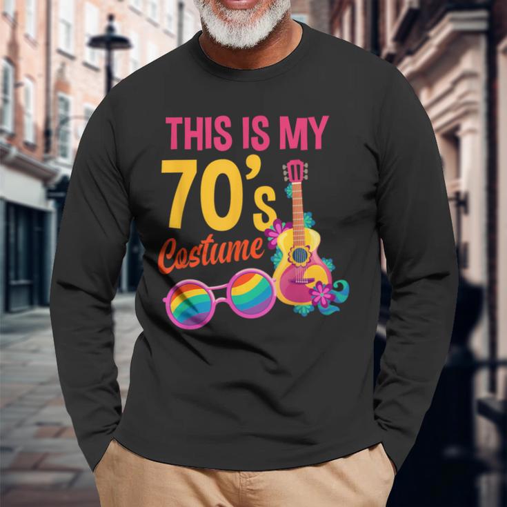 Das Ist Mein 70S Costume 70S Party Langarmshirts Geschenke für alte Männer