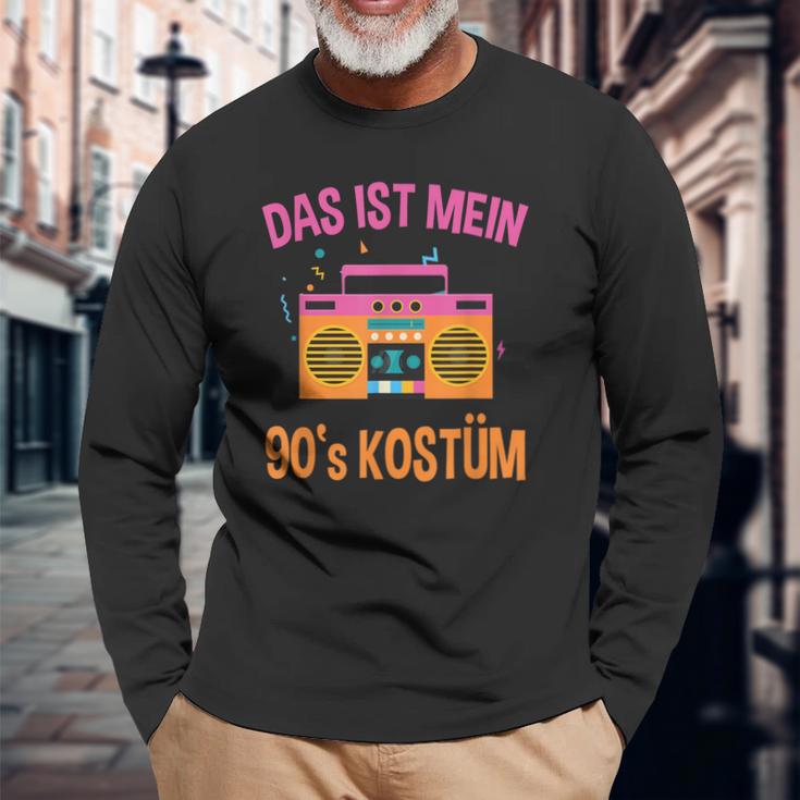 Das Ist Mein 90Er Jahre Costume Langarmshirts Geschenke für alte Männer