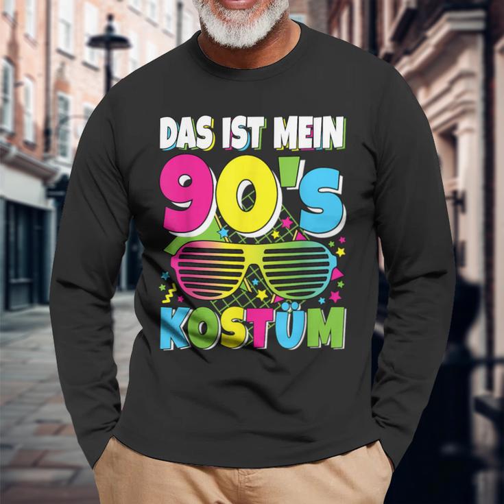 Das Ist Mein 90Er Kostüm 90S 90S Motto Party Outfit Langarmshirts Geschenke für alte Männer