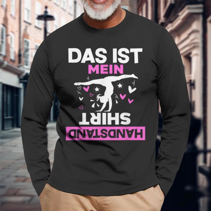 Das Ist Mein Handstand Gymnast Langarmshirts Geschenke für alte Männer