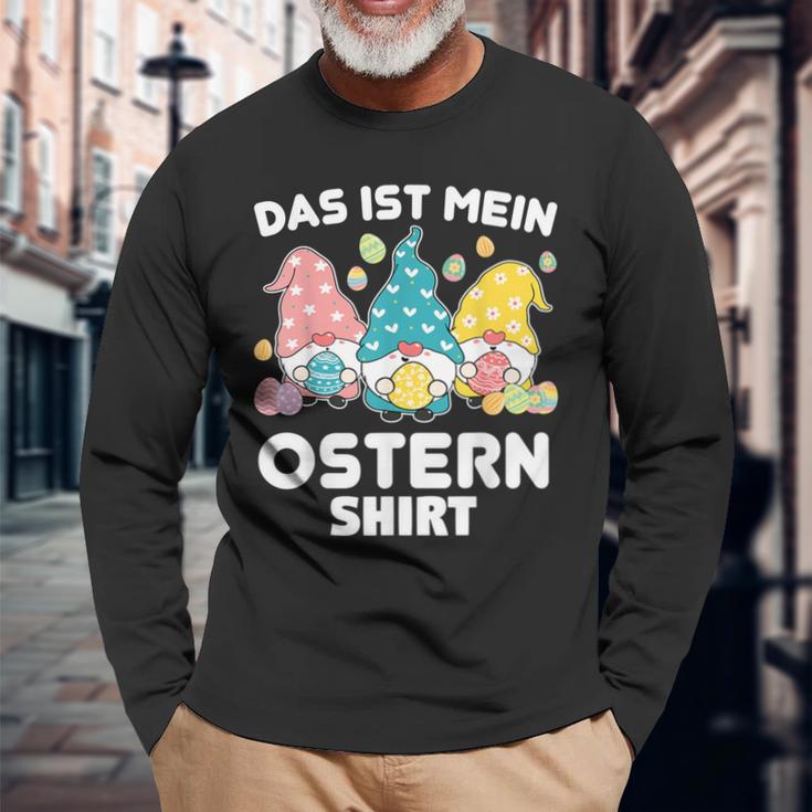 Das Ist Mein Ostern Easter Gnome Langarmshirts Geschenke für alte Männer