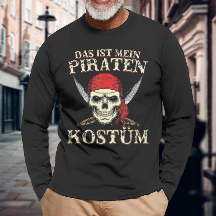 Das Ist Mein Pirate Costume Pirate Langarmshirts Geschenke für alte Männer