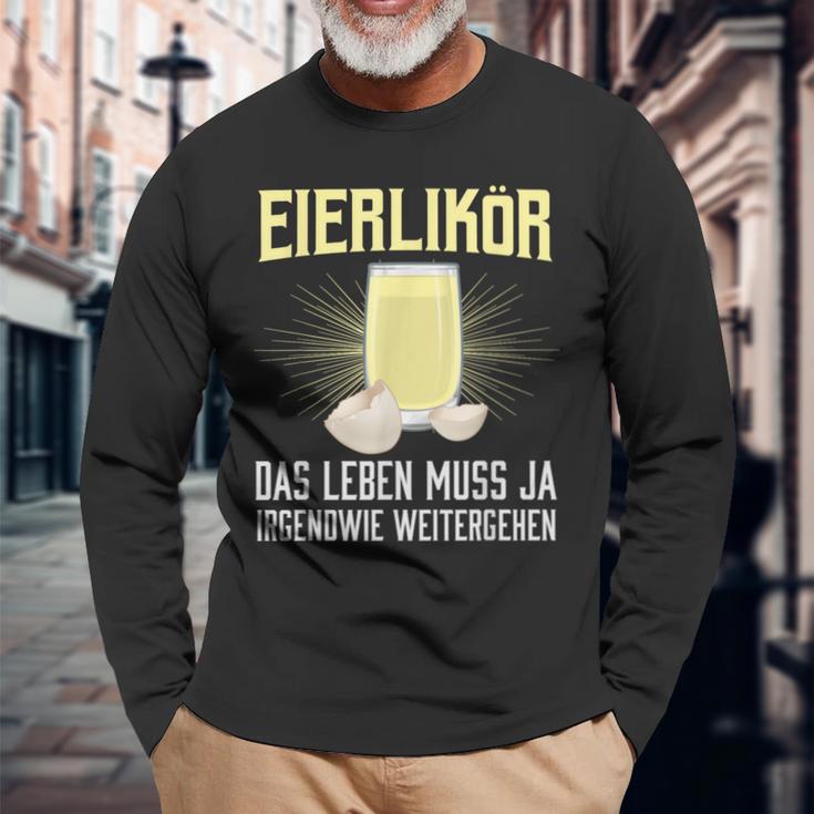 Das Leben Muss Ja Irgendwie Weitergehen Langarmshirts Geschenke für alte Männer